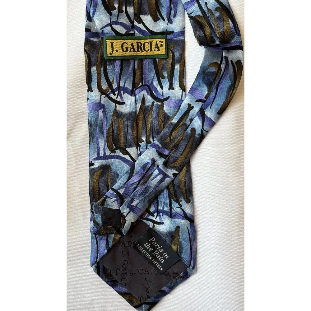 J Garcia Silk Ties Lot of 3 Abstract Patterns